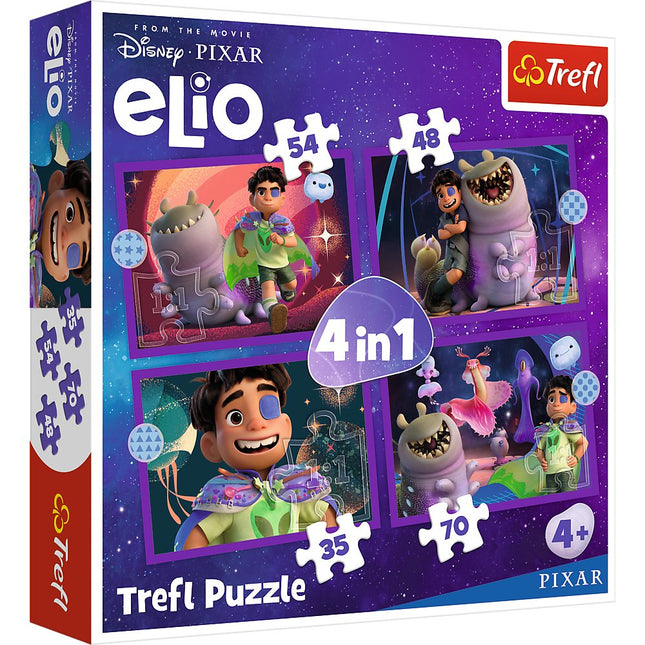 Disney Elio 4-in-1 Puzzle-Set für Kinder