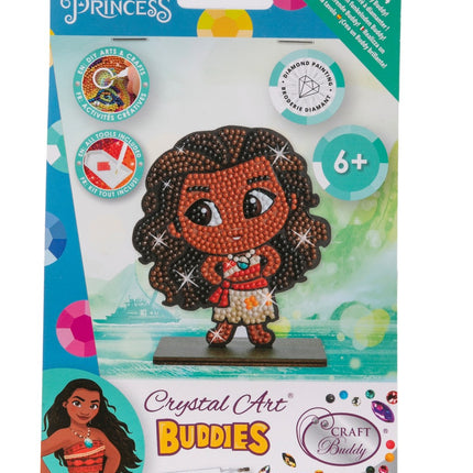 Disney Prinzessinnen Kunstset mit Kristallen, inklusive Vaiana