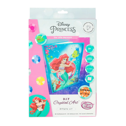 Disney Prinzessin Crystal Art Notizbuch „Die kleine Meerjungfrau“