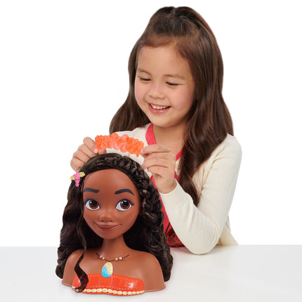 Disney Princess Moana (Vaiana) Styling Head With 18 Accessories
