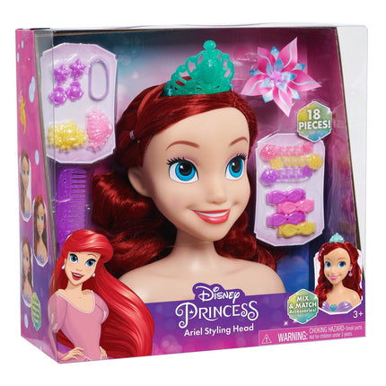 Disney Princess The Little Mermaid - Ariel Styling Head With 18 Accessories