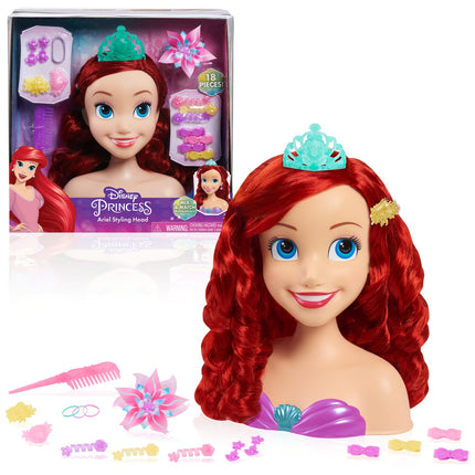 Disney Princess The Little Mermaid - Ariel Styling Head With 18 Accessories