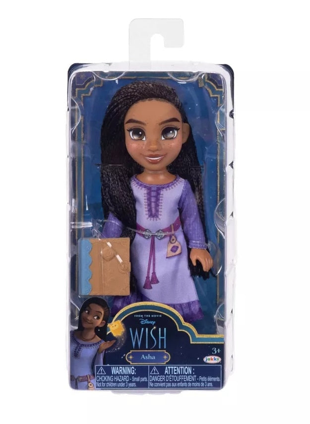 Disney Princess Wish panenka Asha, 16 cm