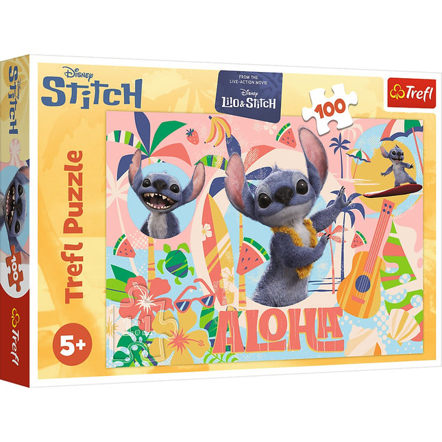 Disney Stitch Puzzle, 100 Teile mit Stitch und Freunden