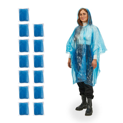 Lot de 13 ponchos jetables