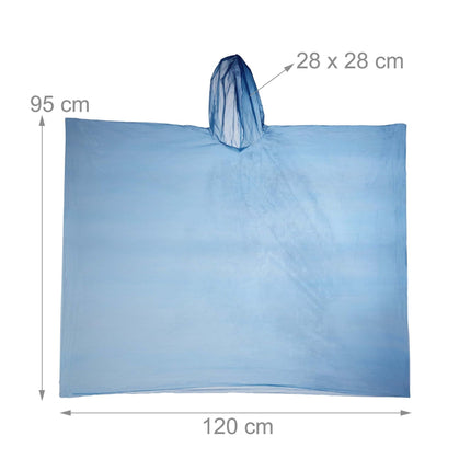 Lot de 13 ponchos jetables