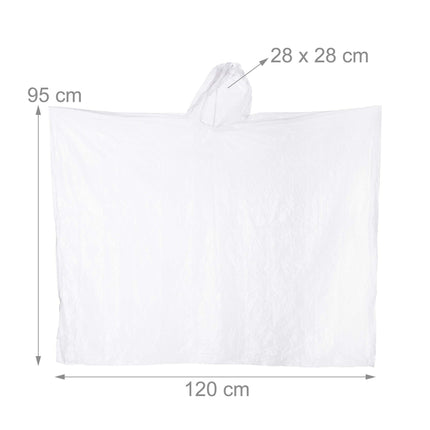 Disposable Poncho Set of 13
