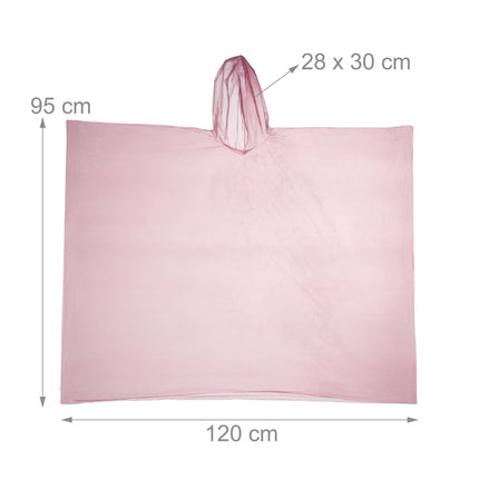 Disposable poncho set of 10