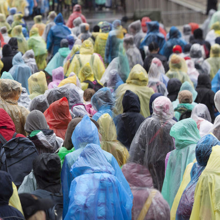 Lot de 10 ponchos jetables