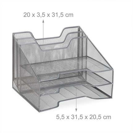Document compartment in metal A4