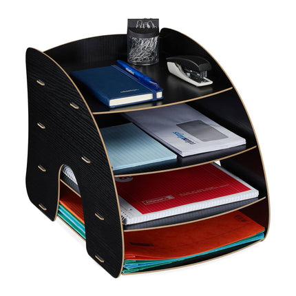 Document compartment with 4 compartments