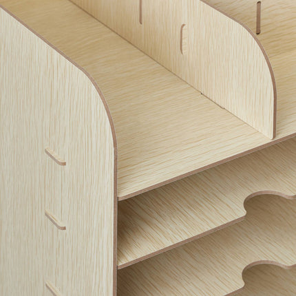 Document compartment with 4 compartments