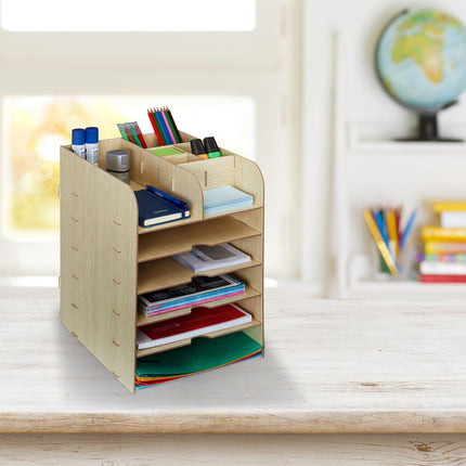 Document compartment with 4 compartments
