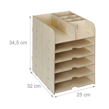 Document compartment with 4 compartments