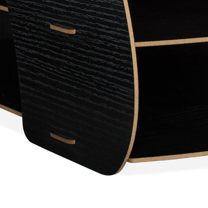 Document compartment with 4 compartments