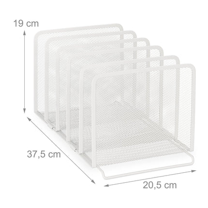 Document holder with 5 compartments