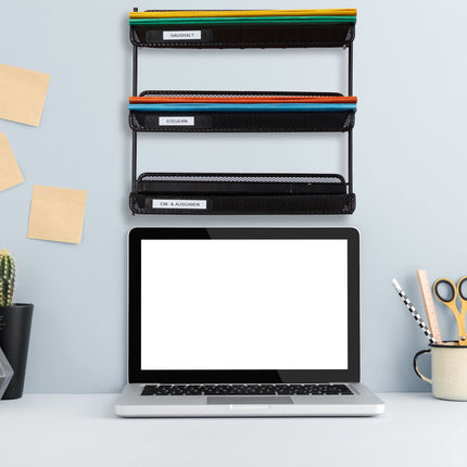 Rangement de documents à 3 compartiments