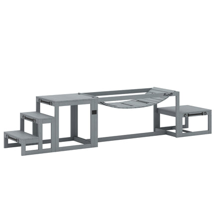 Hundesport-Agility-Set – 3-teilig Kiefernholz, 40 kg Tragkraft