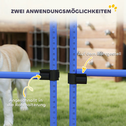 Agility sada pro psy, 4 nastavitelné překážky s taškou