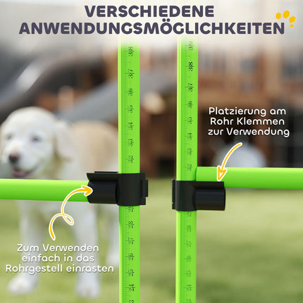 Dog Agility Set, Adjustable Hurdles with Carry Bag