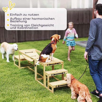 Dog Agility Set for Large Dogs - Gran Wood, Set of 4