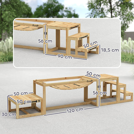 Dog Agility Set for Large Dogs - Gran Wood, Set of 4