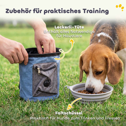 Agility sada pro psy s nastavitelnými skoky a tunelem