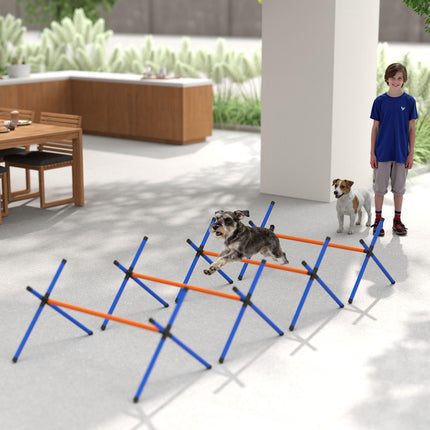 Dog Agility Training Set, Adjustable Heights, Portable