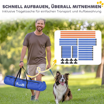 Dog Agility Training Set, Adjustable Heights, Portable