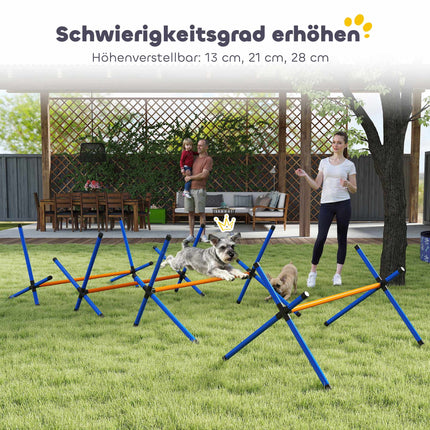 Dog Agility Training Set, Adjustable Heights, Portable
