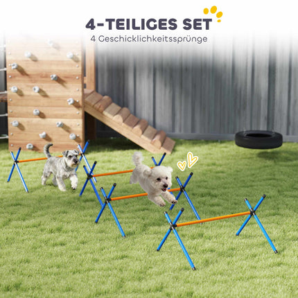 Dog Agility Training Set, Adjustable Heights, Portable