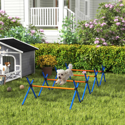 Dog Agility Training Set, Adjustable Heights, Portable