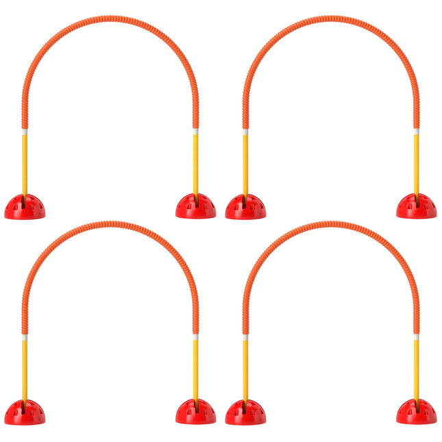 Dog Agility Training Set with 4 Adjustable Gates, Portable Bag