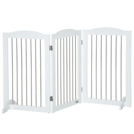 Faltbares Hundegitter, 3 Platten, 154x30x80 cm Schutzbarriere