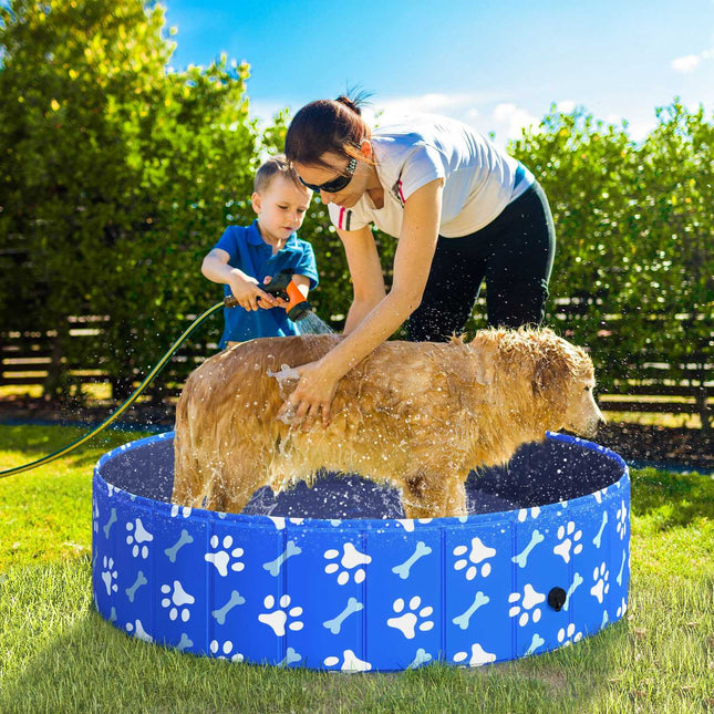 Zusammenklappbare Hundebadewanne & Pool - 120x30 cm, für Haustiere