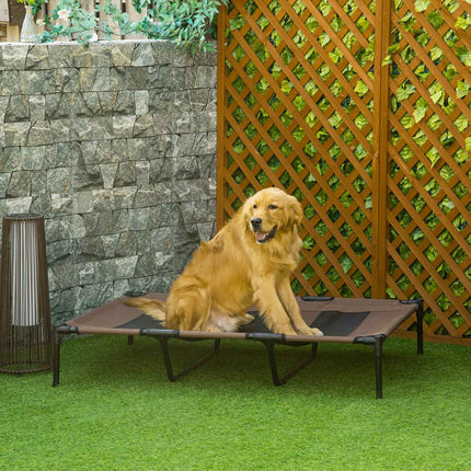Outdoor Pet Bed - Durable Metal, Oxford Fabric, 122x92x23cm