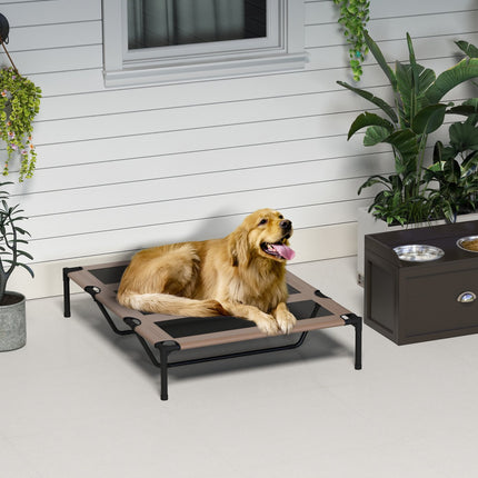 Outdoor Pet Bed - Durable Metal, Oxford Fabric, 122x92x23cm