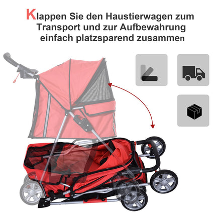 Red Dog Kinderwagen - Leicht, faltbar, Jogger-Stil