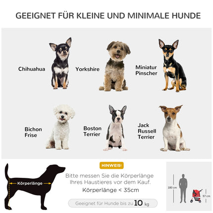 Red Dog Kinderwagen - Leicht, faltbar, Jogger-Stil
