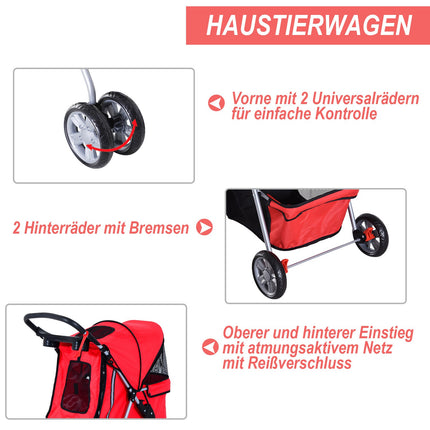 Red Dog Kinderwagen - Leicht, faltbar, Jogger-Stil