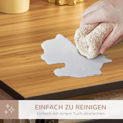 Hundekäfig mit Doppeltüren, Zweiraum-Option, Eiche-Finish