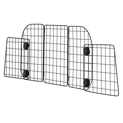 Dog Car Barrier, Adjustable 38.5–61.6 in Wire Mesh
