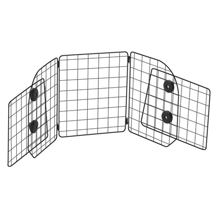 Dog Car Barrier, Adjustable 38.5–61.6 in Wire Mesh