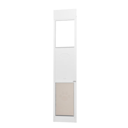Dog Door for Sliding Glass Door, Adjustable 75.9–80.7 in, Lockable