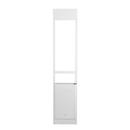 Dog Door for Sliding Glass Door, Adjustable 75.9–80.7 in, Lockable
