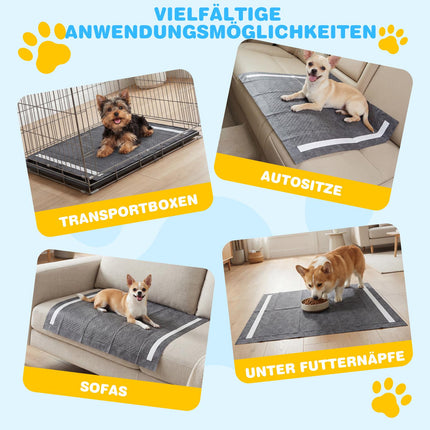 Dog Pee Pads, 150-Pack, 60x60 cm, 6-Layer Absorbent
