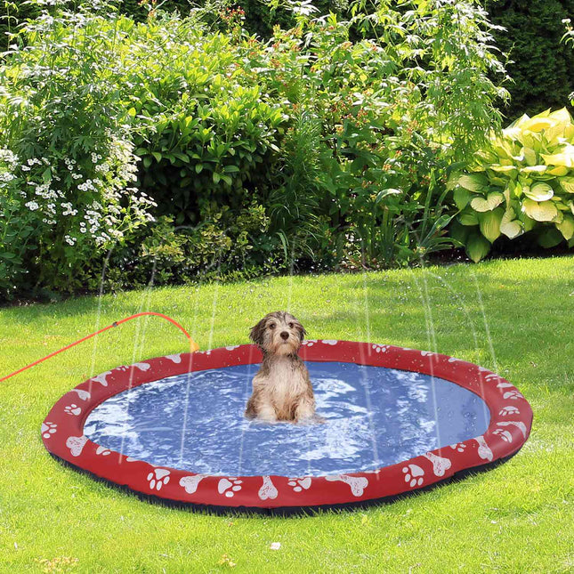 Planschmatte für Hundepool, 150 cm – Rutschfeste Wasserspielmatte