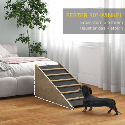 Rampe d'accès antidérapante pour chiens de taille moyenne jusqu'à 20 kg, 90 x 40 x 45 cm