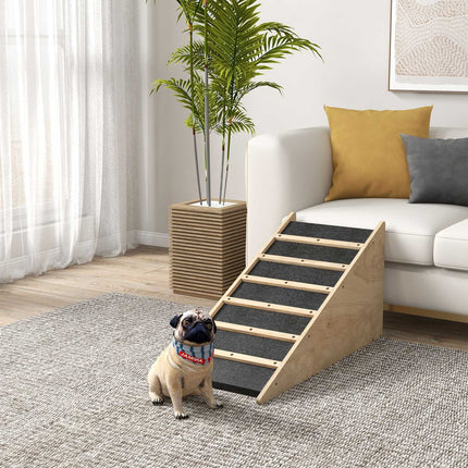 Rampe d'accès antidérapante pour chiens de taille moyenne jusqu'à 20 kg, 90 x 40 x 45 cm