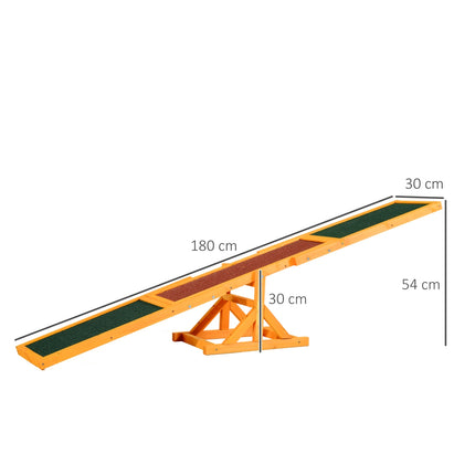 Agility houpačka pro psy - 180 x 30 x 30 cm, venkovní trénink